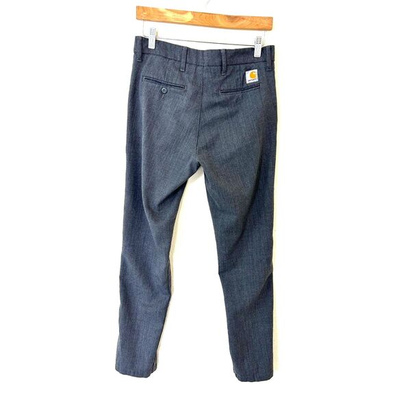 Carhartt WIP Work In Progress Sid Pant Men's Size 29x32 Gray Wool Office‎ Pants - Picture 2 of 11